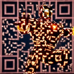 Iron Man QR art