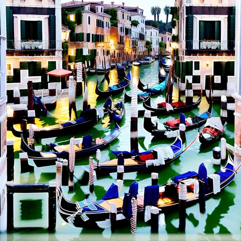 AI QR code art - Venice